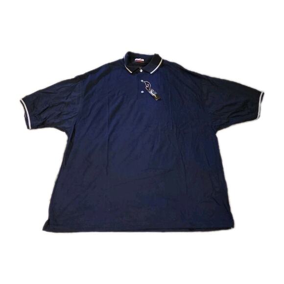 Men's XXL Supima 100% Cotton Polo Lot Light Dark Blue Ultra Club Collection - Picture 2 of 9